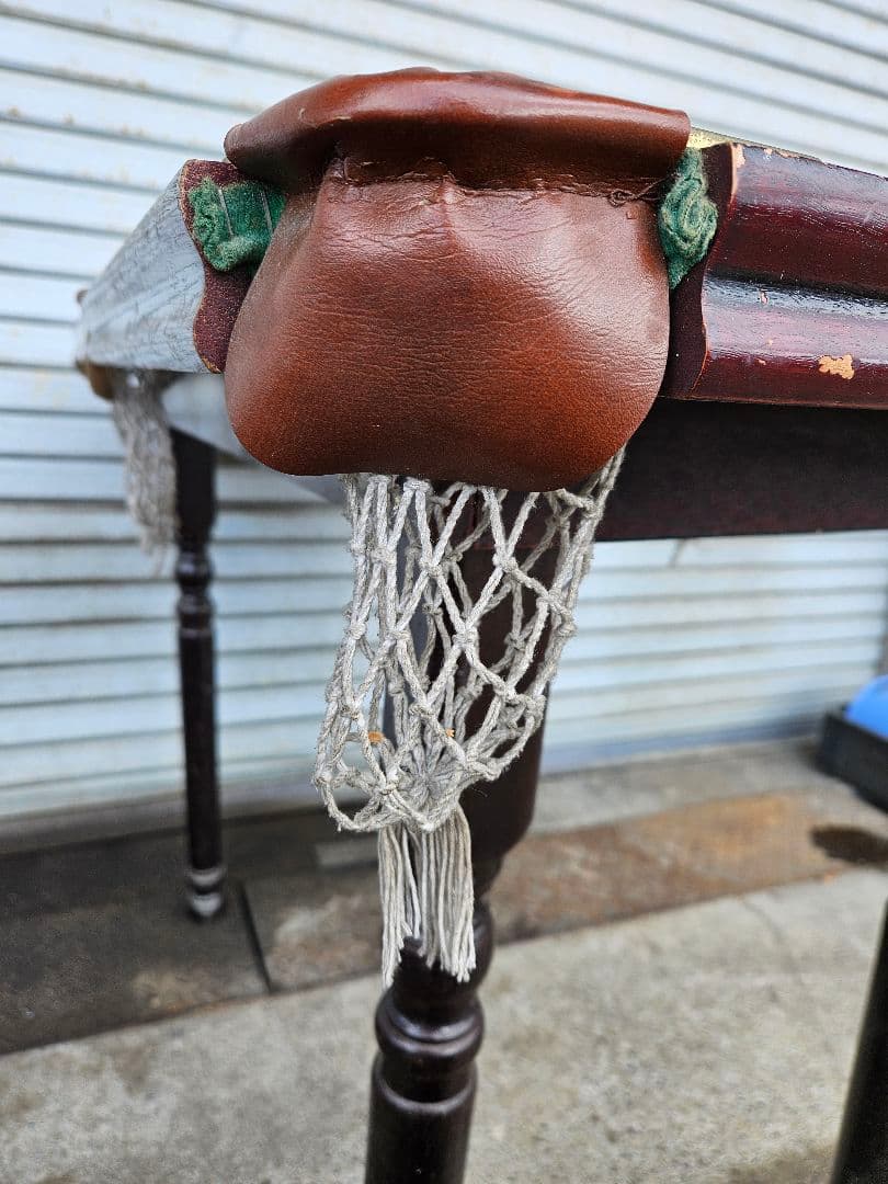 ヴィンテージ ビリヤード台 小型 家庭用 木製 レトロ インテリア 家具