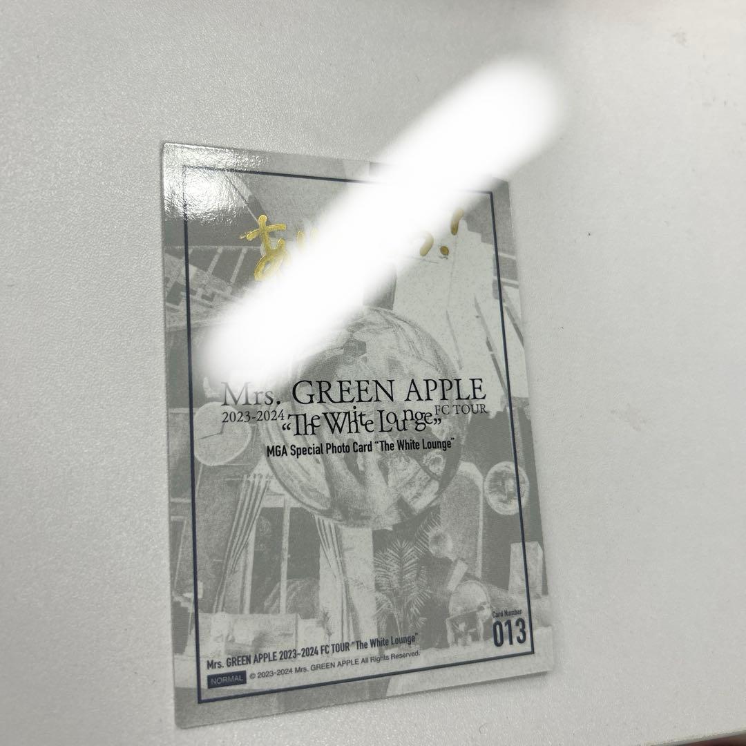 Mrs. GREEN APPLE 大森元貴 直筆サイン入り フォトカ ホワンジ