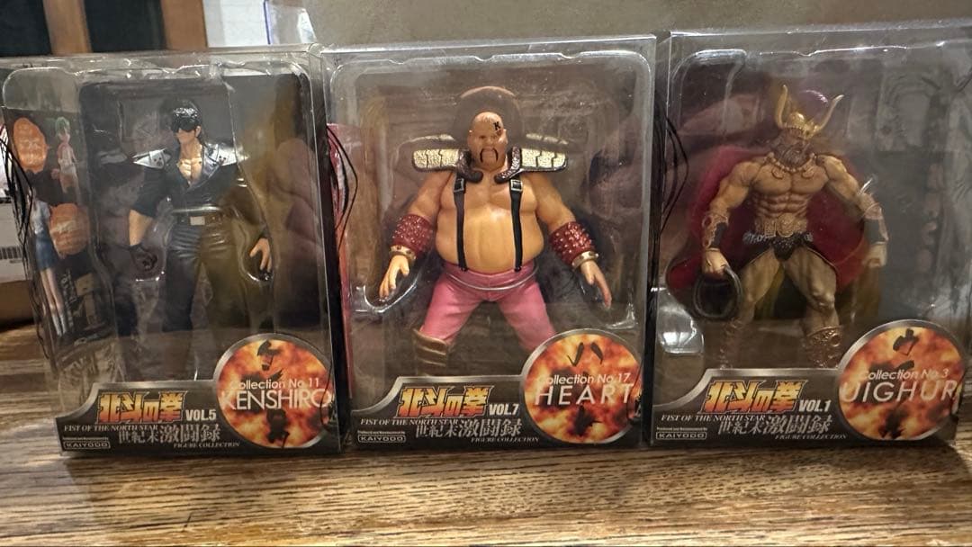 北斗の拳 世紀末激闘録フィギュアコレクション　3体