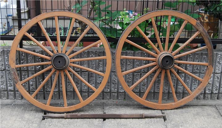 大八車 鉄軸つき