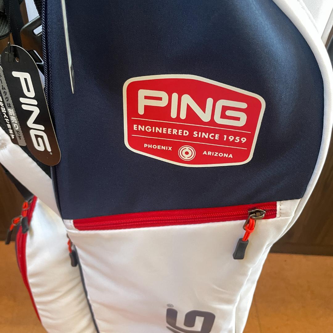 ピン（PING )ゴルフ 軽量 スタンド式 キャディバッグ 9.0型 5分割
