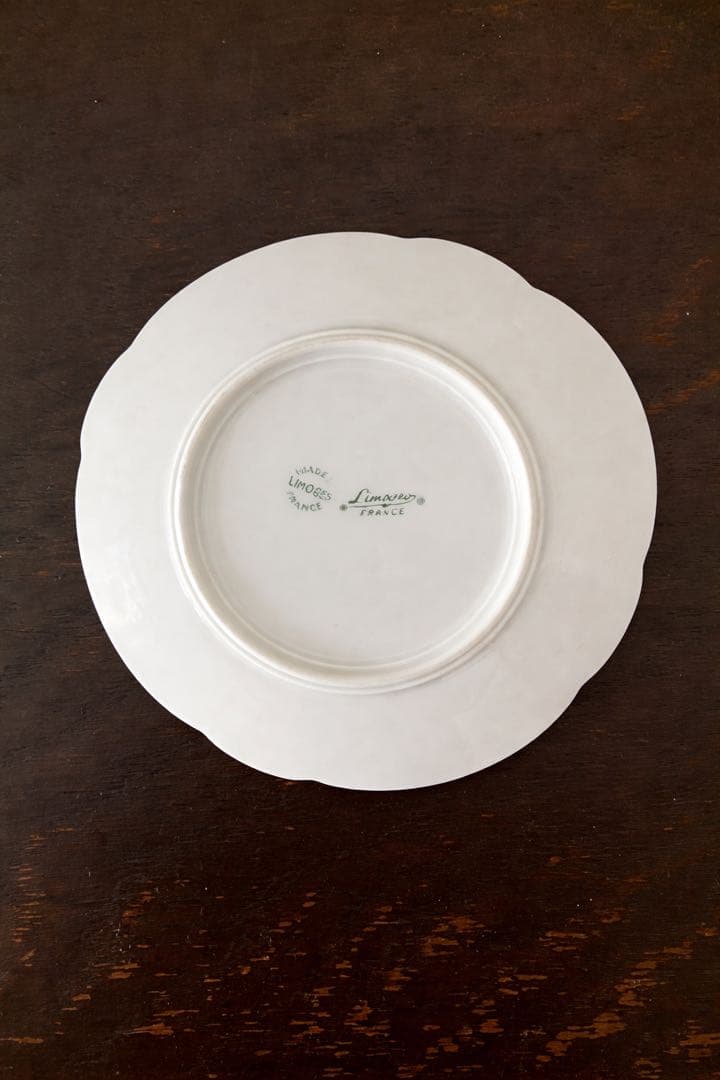 フランスアンティーク　リモージュ　金彩　天使のプレート B