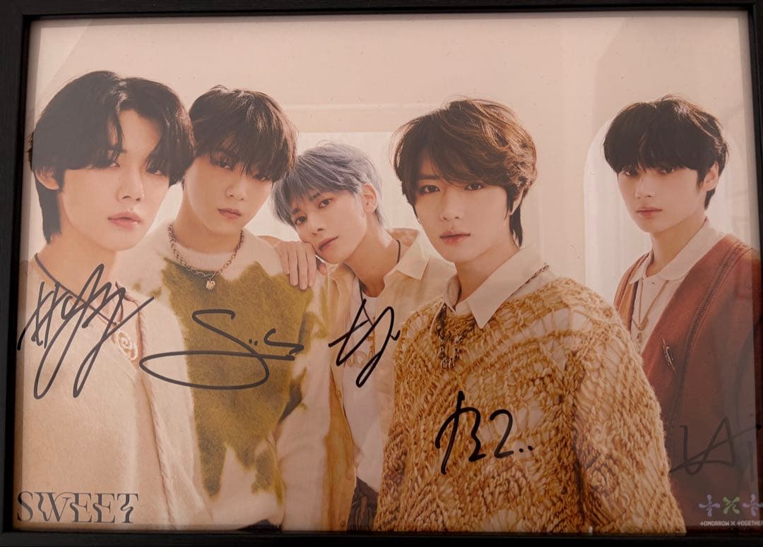 TOMORROW X TOGETHER 直筆サイン入りフォト