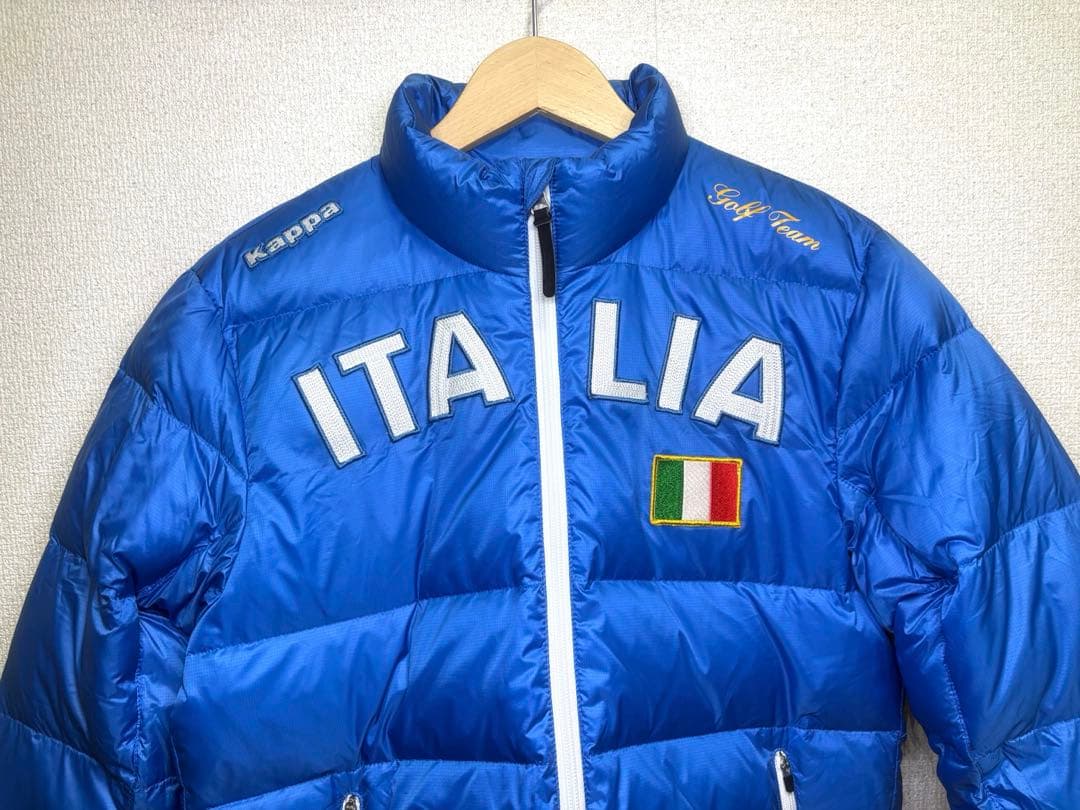 kappa golf イタリアロゴ刺繍ダウンジャケット