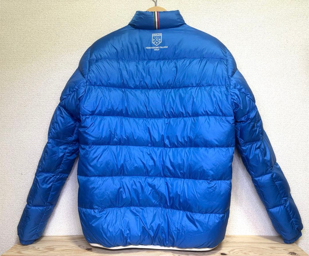 kappa golf イタリアロゴ刺繍ダウンジャケット