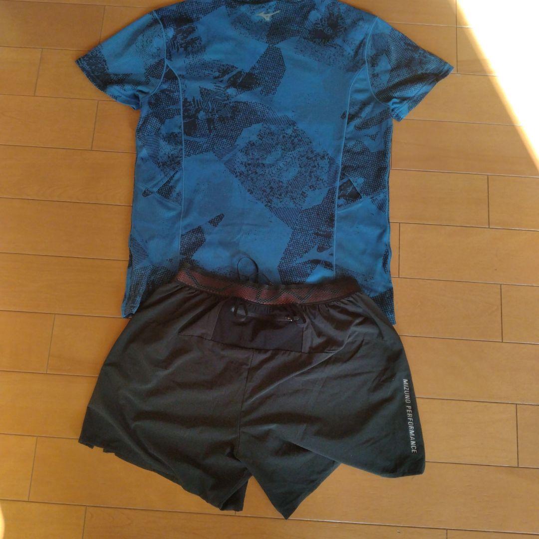 日大駅伝部Mizuno スポーツウェアセット 青と黒