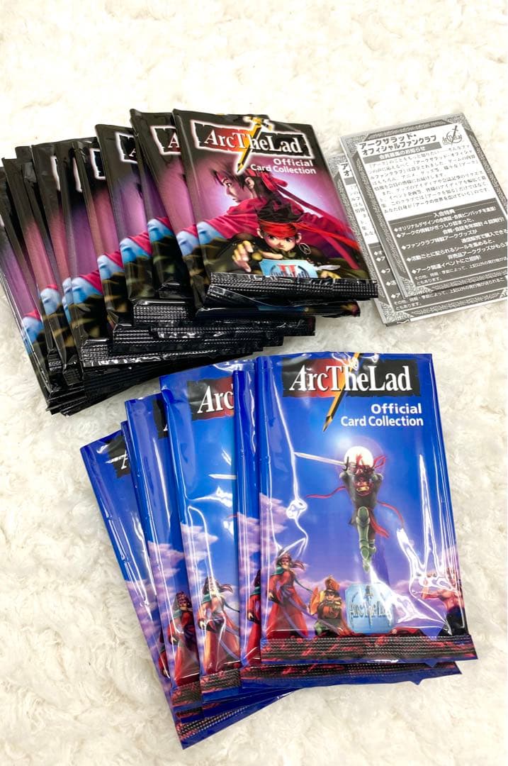 【袋出し品】182枚セット アークザラッド1・2オフィシャルカードコレクション