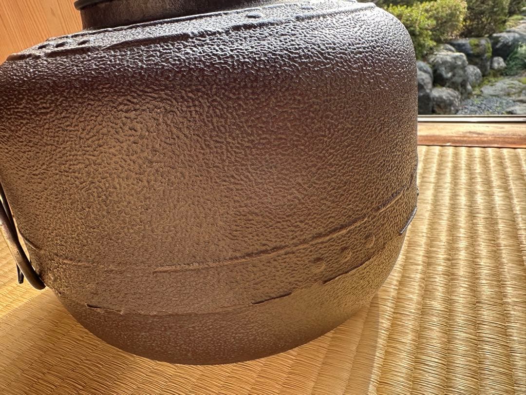 【最終処分値下げ】【25日までの出品】高橋敬典　鉄製茶釜