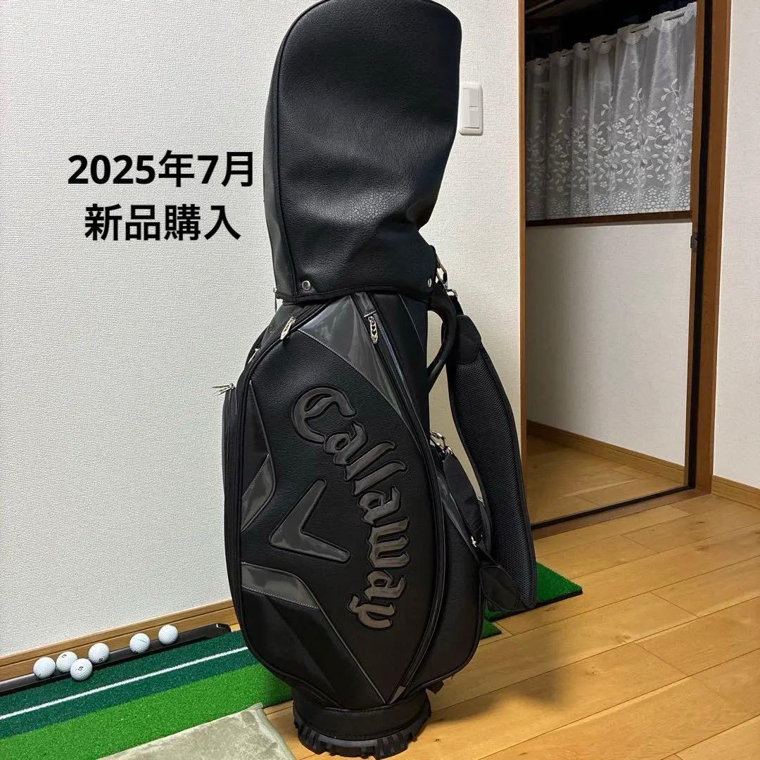 たく　キャロウェイ　キャディバッグ　ガンメタル×ブラック