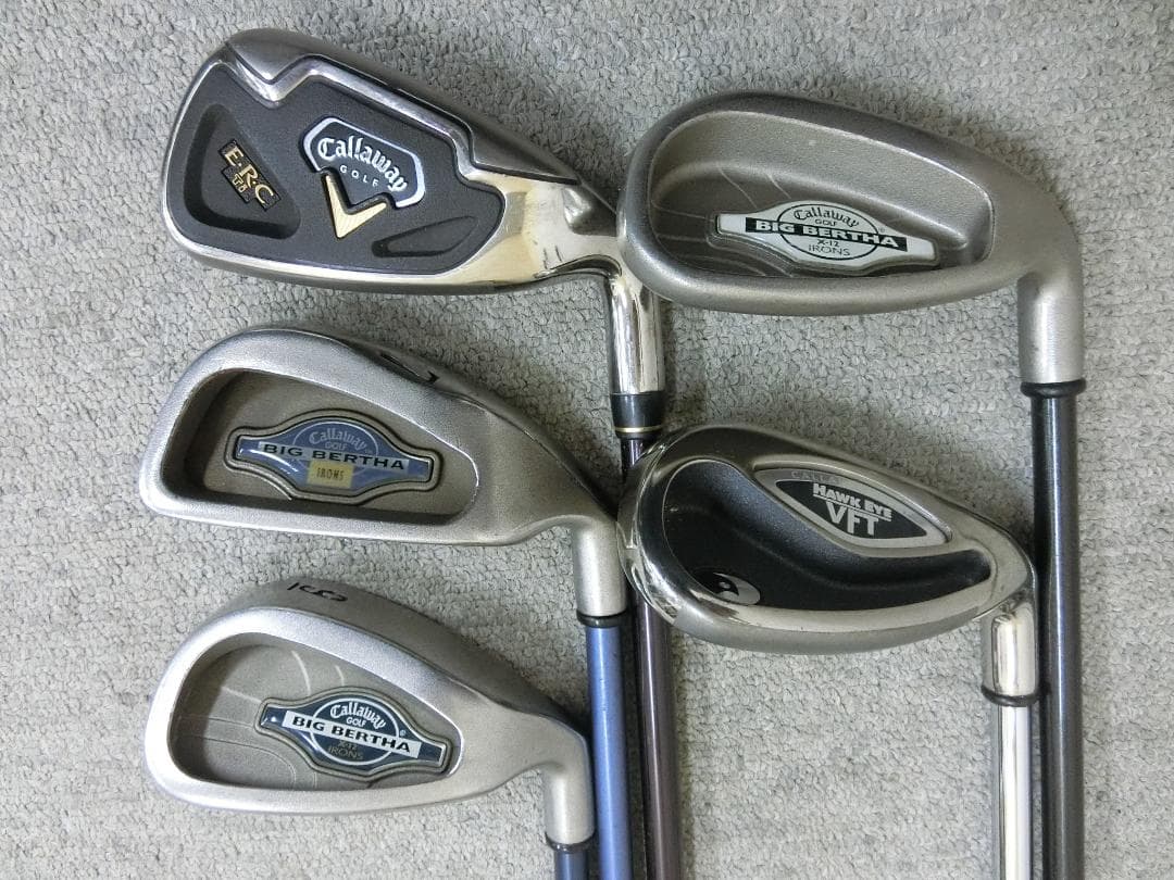 b721初心者必見 キャロウェイ 等メンズゴルフ１０本ハーフセット※Ｄｒ２本入り