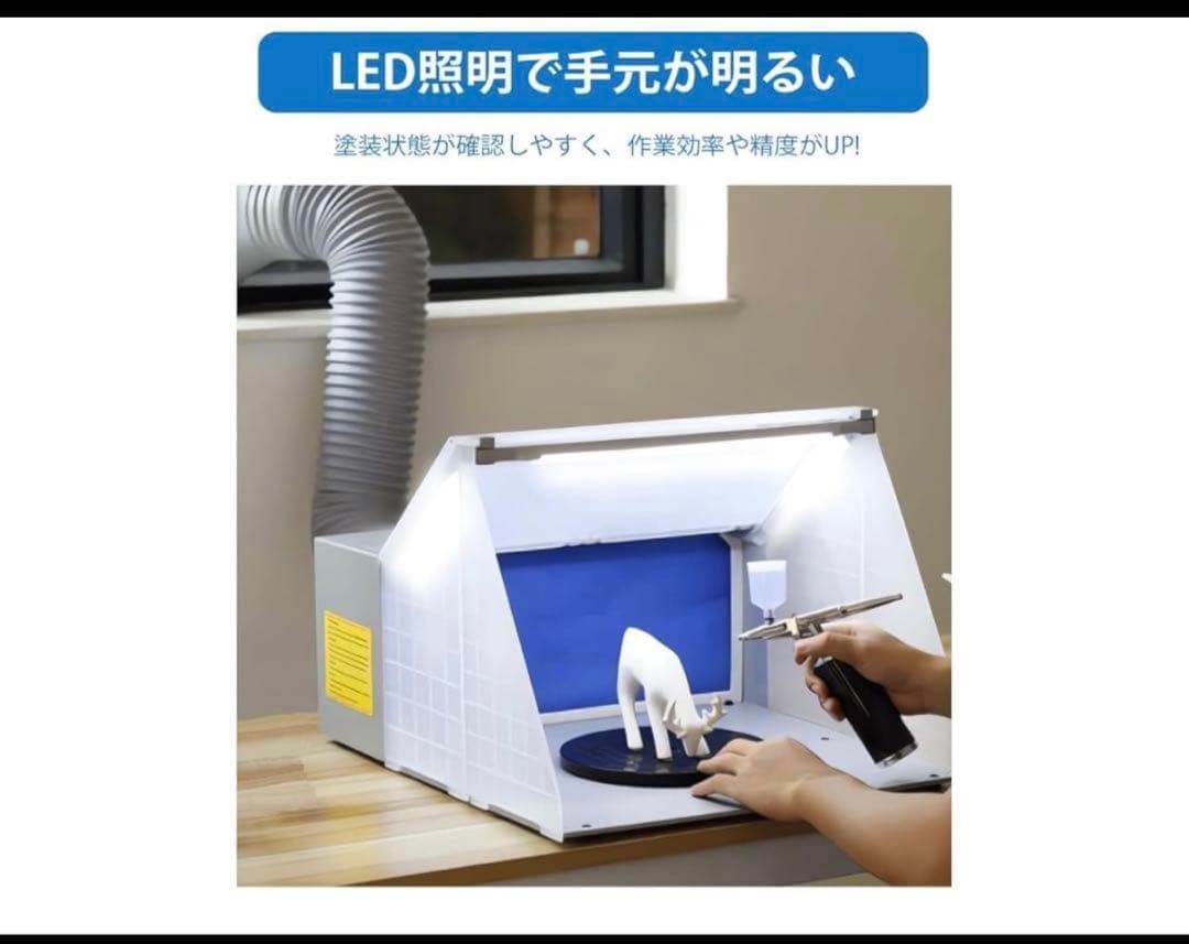 まさ　塗装ブースエアブラシセット