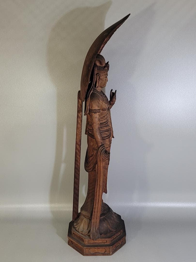 仏教美術 時代 木彫刻 観音菩薩像