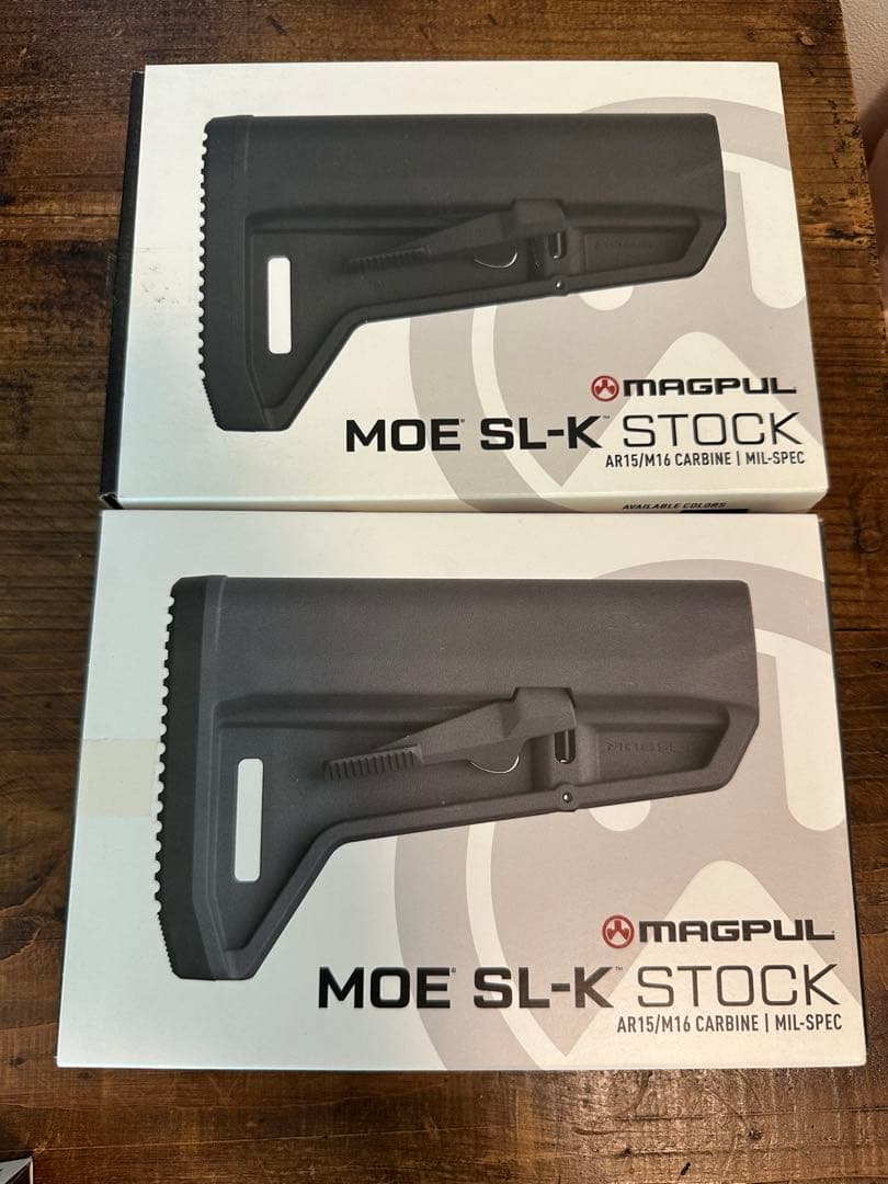 MAGPUL MOE SL-K STOCK ブラック&グレー 実物