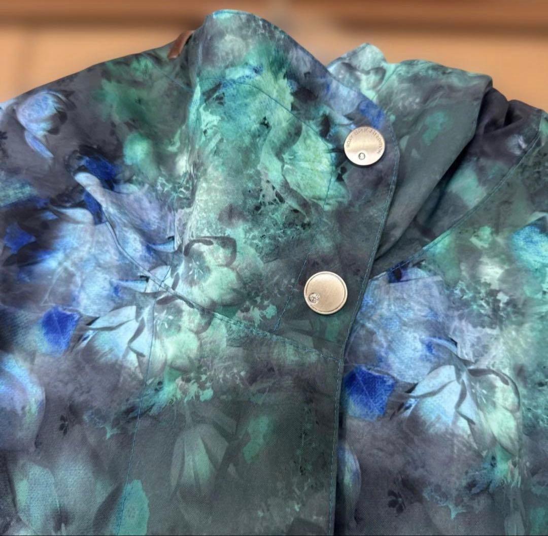 ROXY スノーボードウェア グリーン サイズL レディース スノーウェア 花柄