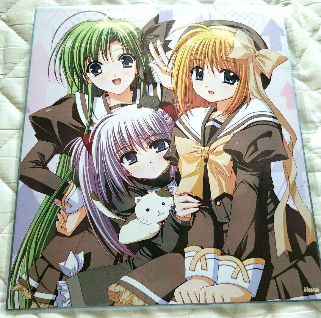 SHUFFLE!　リアリア　色紙　楓　亜沙　プリムラ　西又葵　鈴平ひろ　ねぶパ