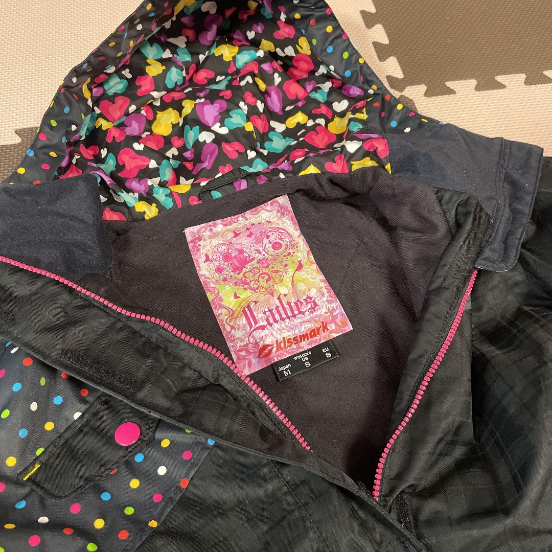 キスマーク　スキーウェア上下と手袋セット