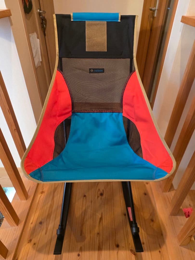【美品】Helinox サンセットチェア ロッキングフットセット 屋内利用