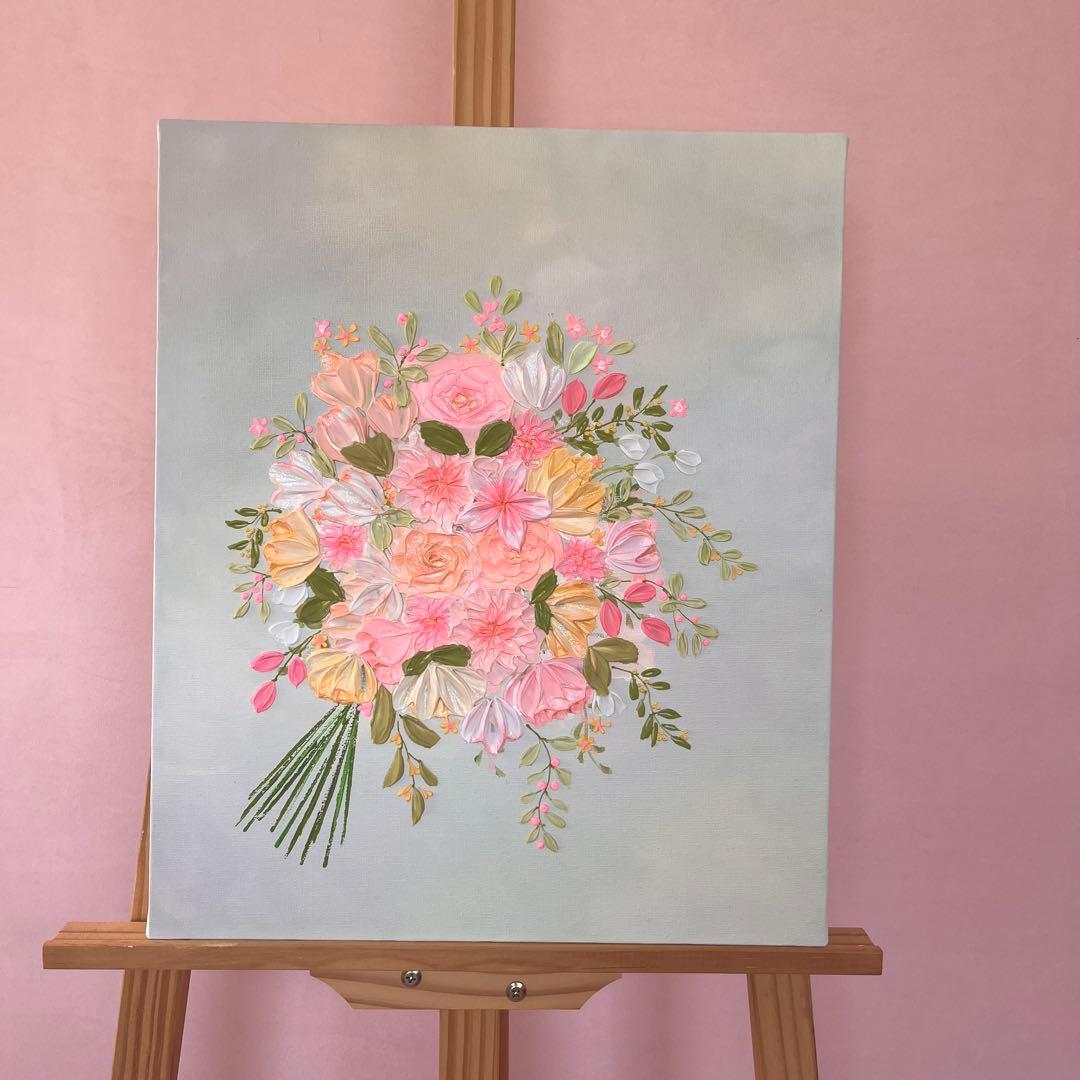 【なーさん＊様ページ】　母の日ギフト 花束 花の絵 ラベンダー ボタニカル