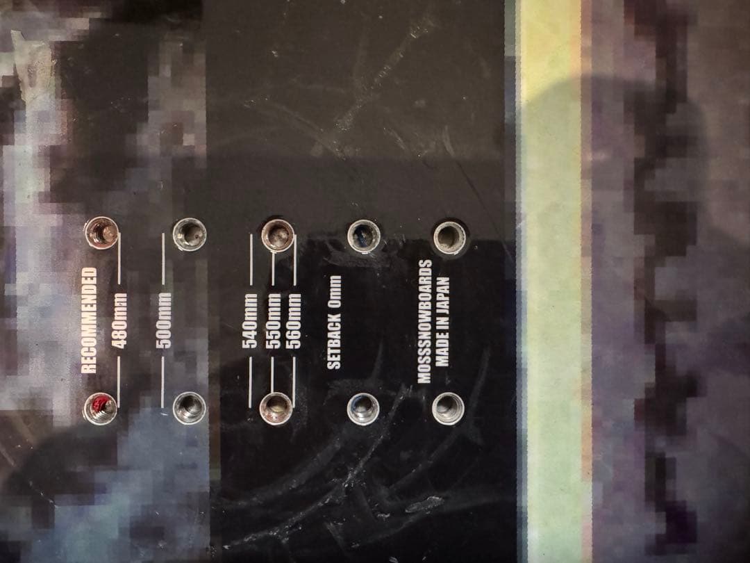 国産　MOSS X5 スノーボード　154センチ