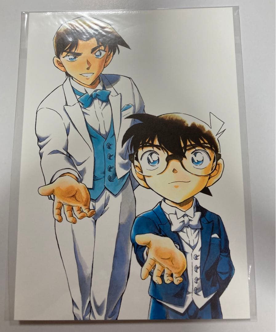 名探偵コナン　原画5枚セット　未開封　少年サンデー　全員サービス