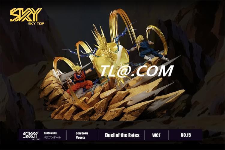 新品未開封『ドラコンボール』 　孫悟空＆魔人ベジータ　ガレージキット スタチュー