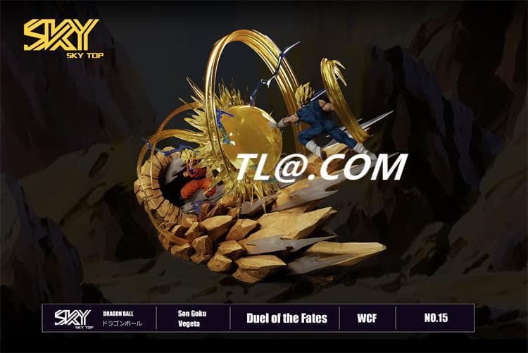 新品未開封『ドラコンボール』 　孫悟空＆魔人ベジータ　ガレージキット スタチュー