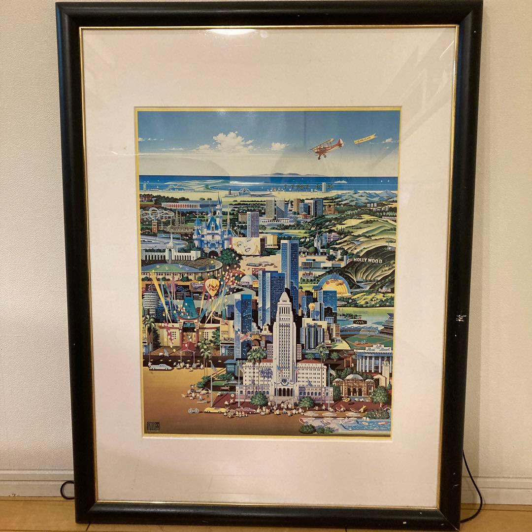 ヒロ・ヤマガタ　大型額装品　アートポスター