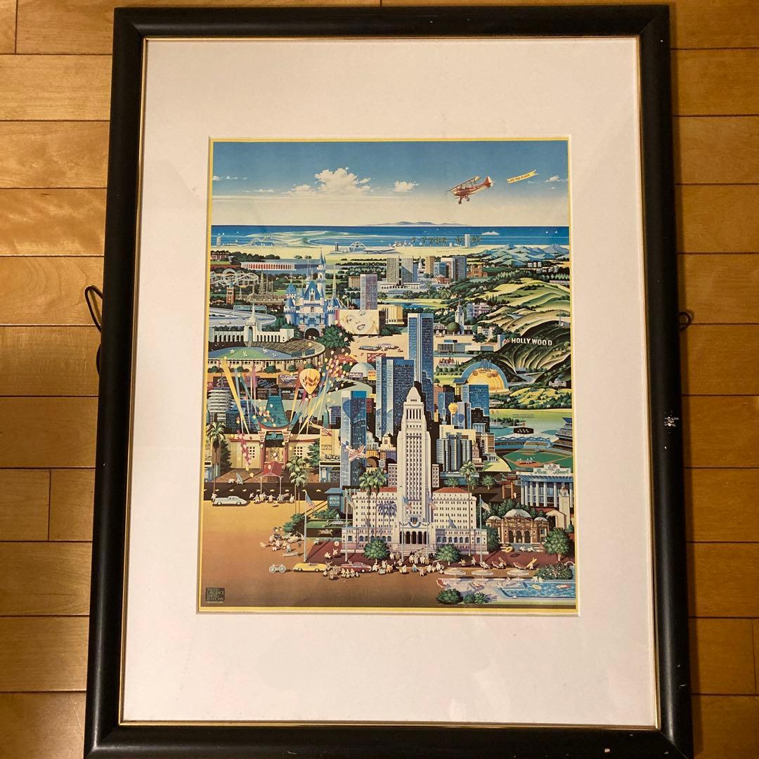 ヒロ・ヤマガタ　大型額装品　アートポスター