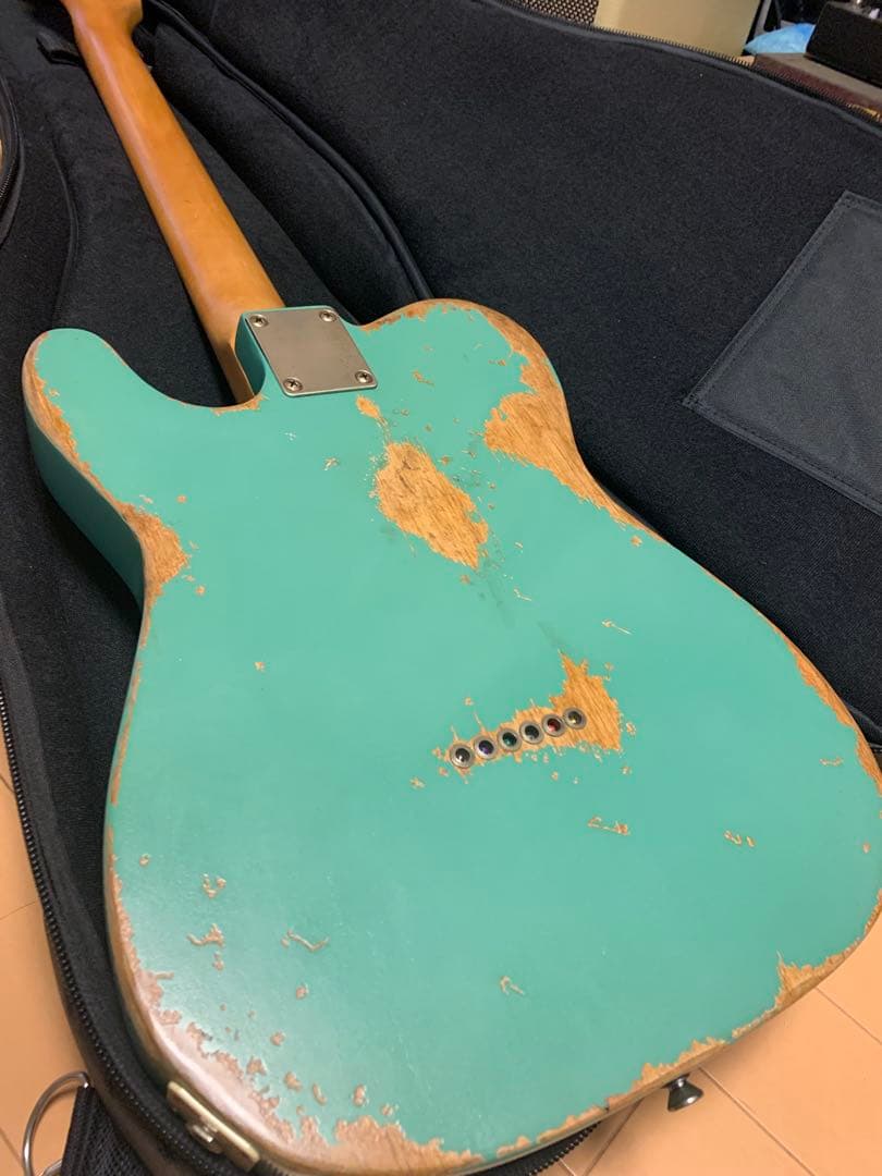 ハードレリック’59 テレキャスタータイプ 希少ピックアップ搭載 サーフグリーン