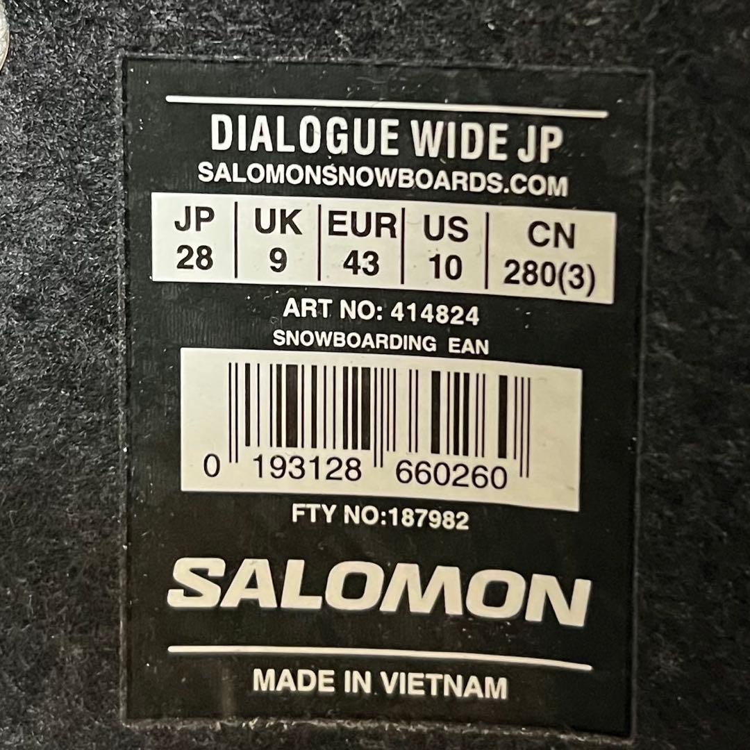 【美品_即日発送】SALOMON DIALOGUE WIDE JP28.0cm
