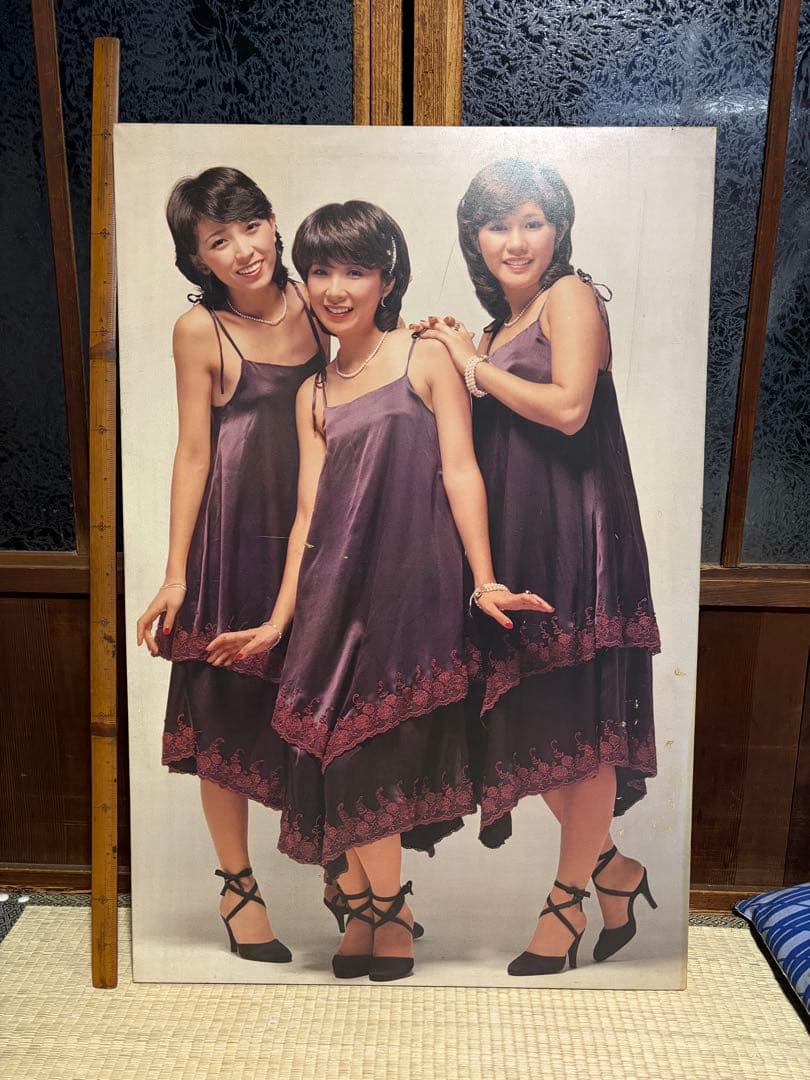 キャンディーズ　木製パネル　アン・ドゥ・トロワ