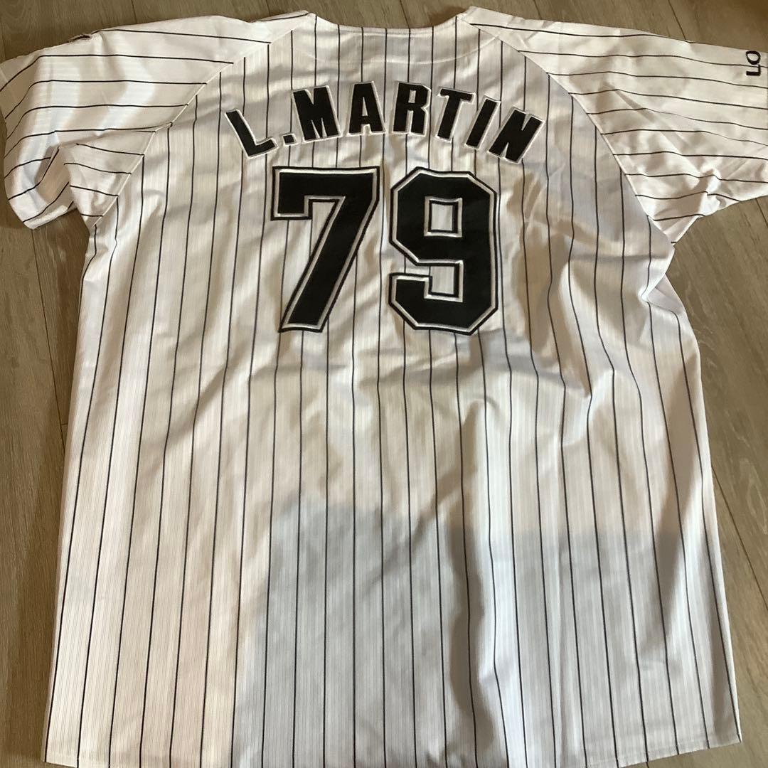 千葉ロッテマリーンズ　レオネスマーティン　ユニフォーム　Oサイズ