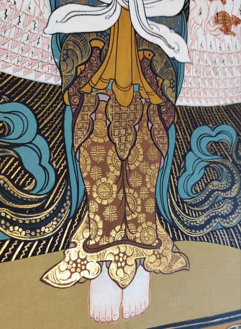 千手観音 絵画 仏画 手描き