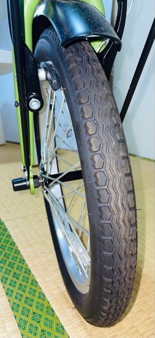 【ji ji】SUISUI 電動折りたたみ自転車 緑 16インチ