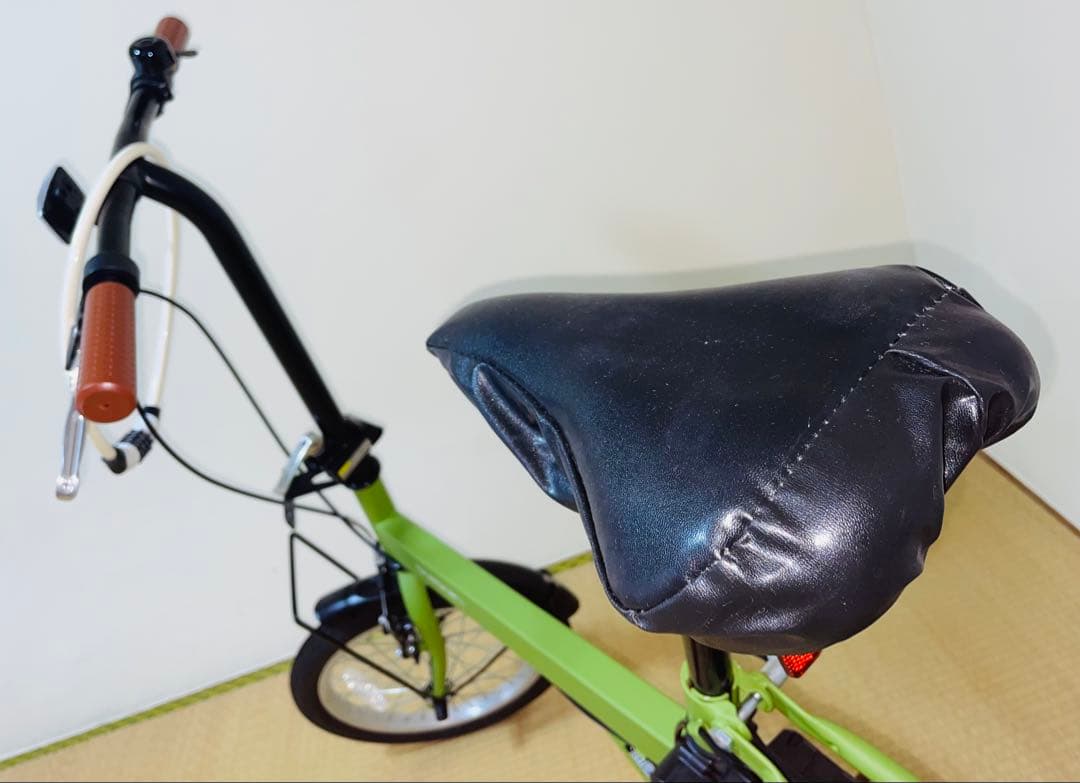 【ji ji】SUISUI 電動折りたたみ自転車 緑 16インチ