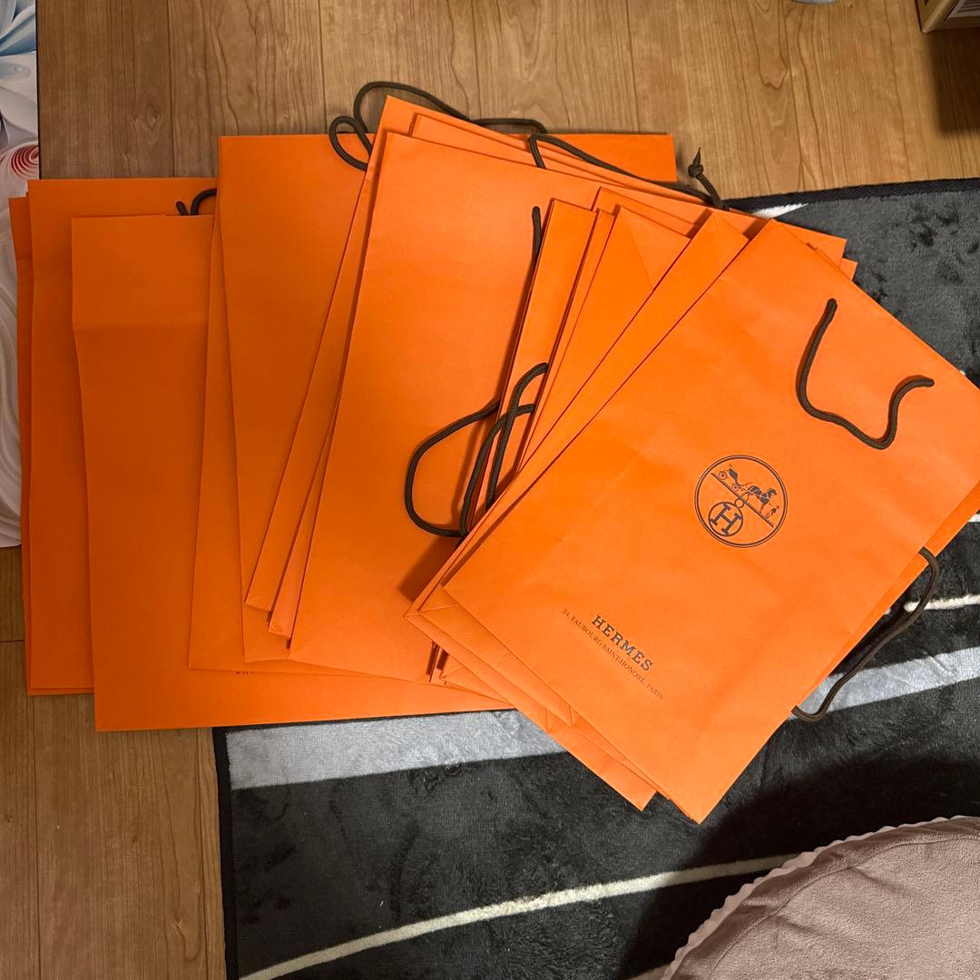 HERMES オレンジボックス　空箱　ショップ袋　おまとめ35点　ピコタンPM