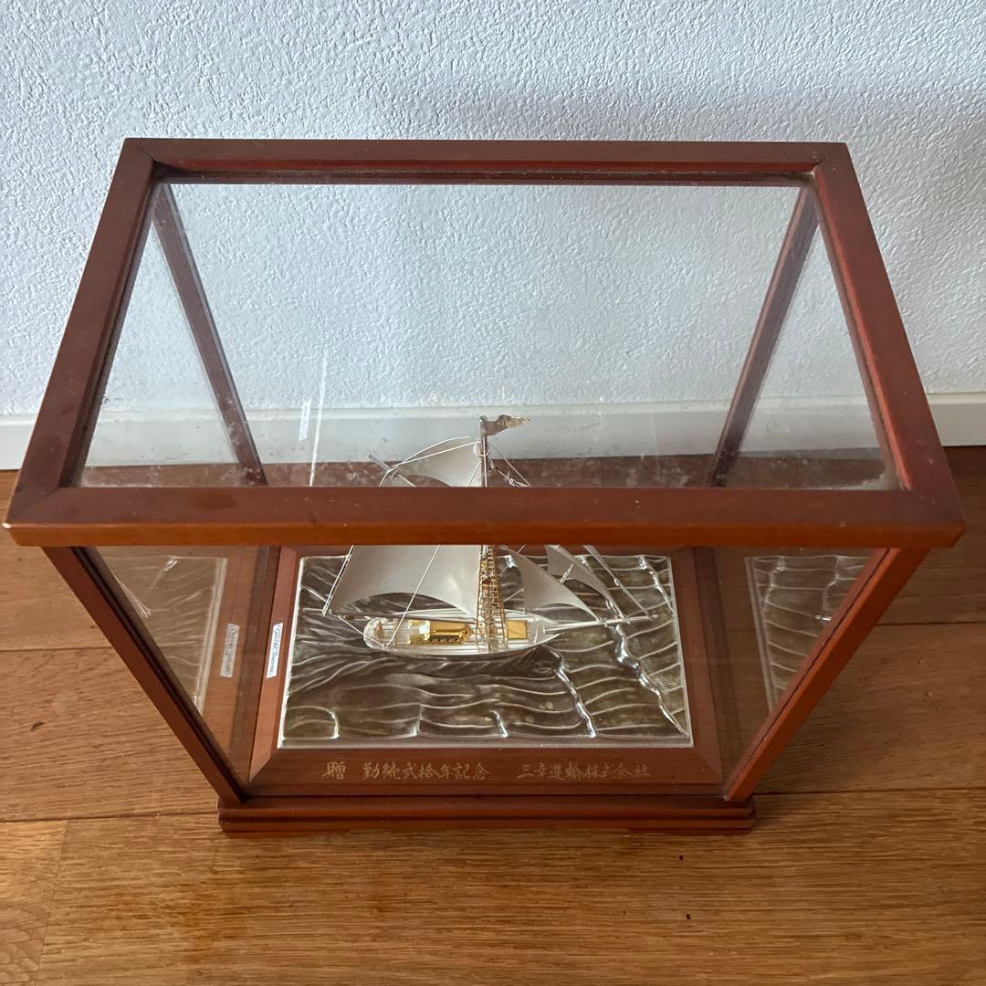 TAKEHIKO 武比古作 SILVER 985銀製ヨット 置物 シルバー製