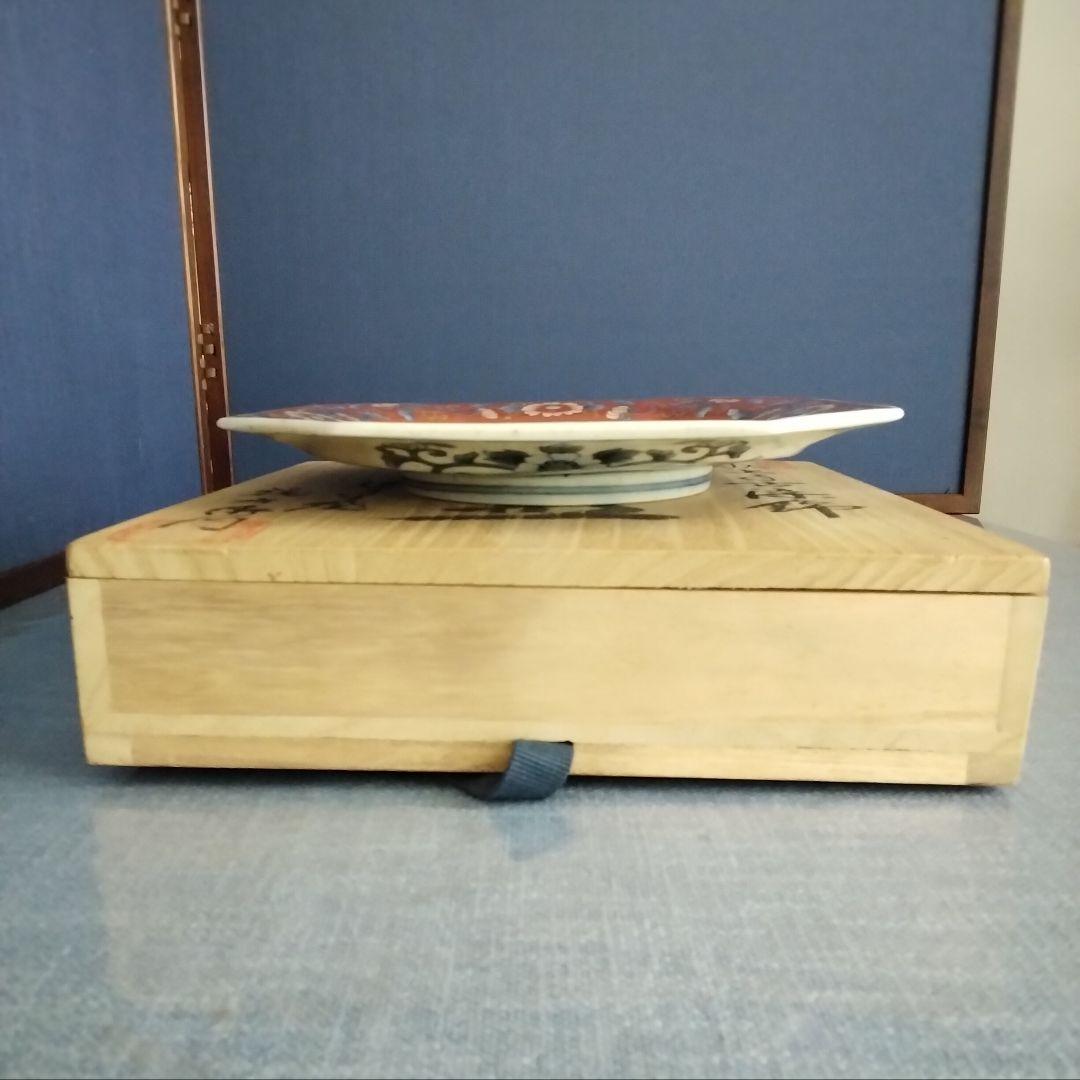 手書き献上伊万里焼　八角四方皿　1枚　作家作品
