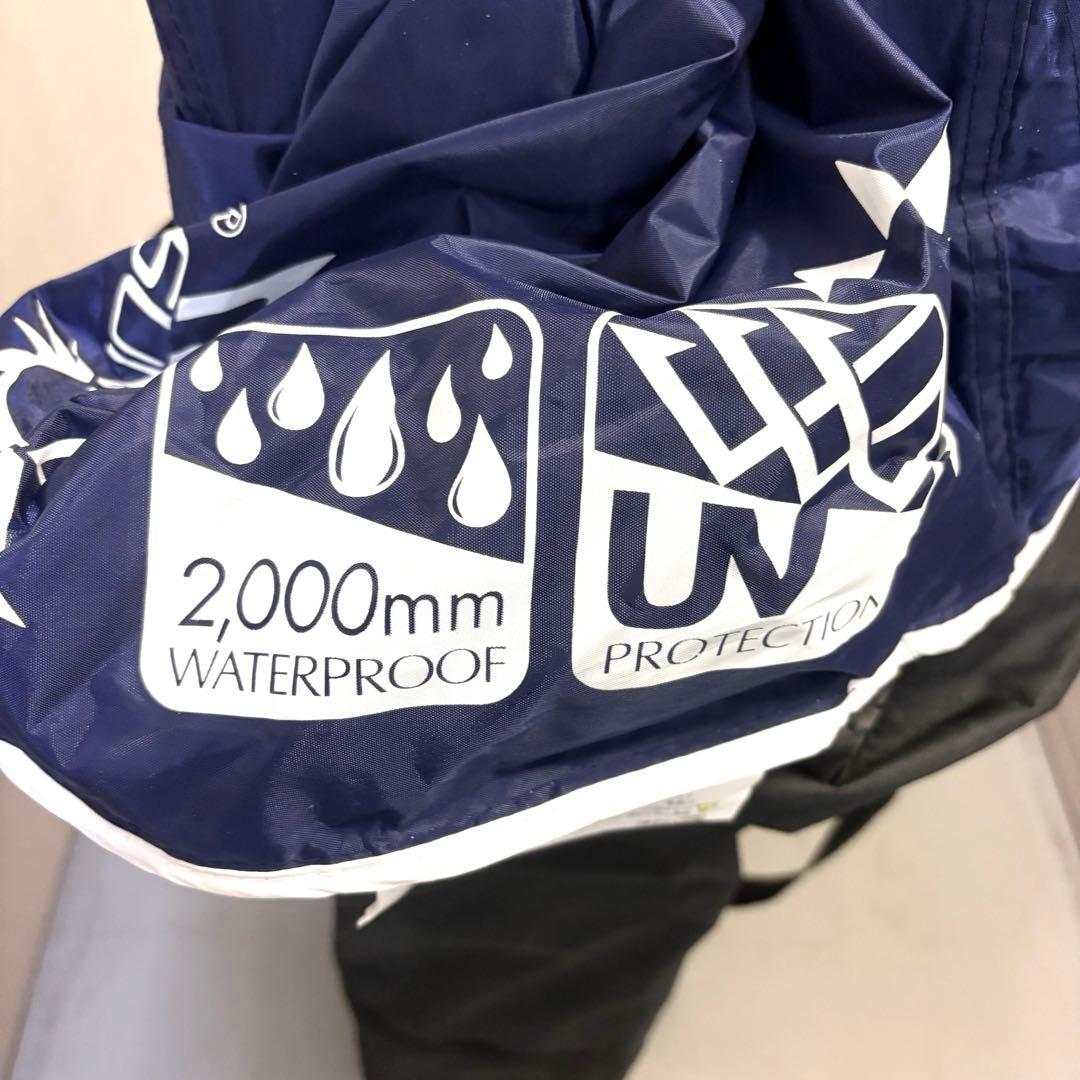 FIELDOOR ワンタッチタープ2.5mネイビー、追加シェード、スチール