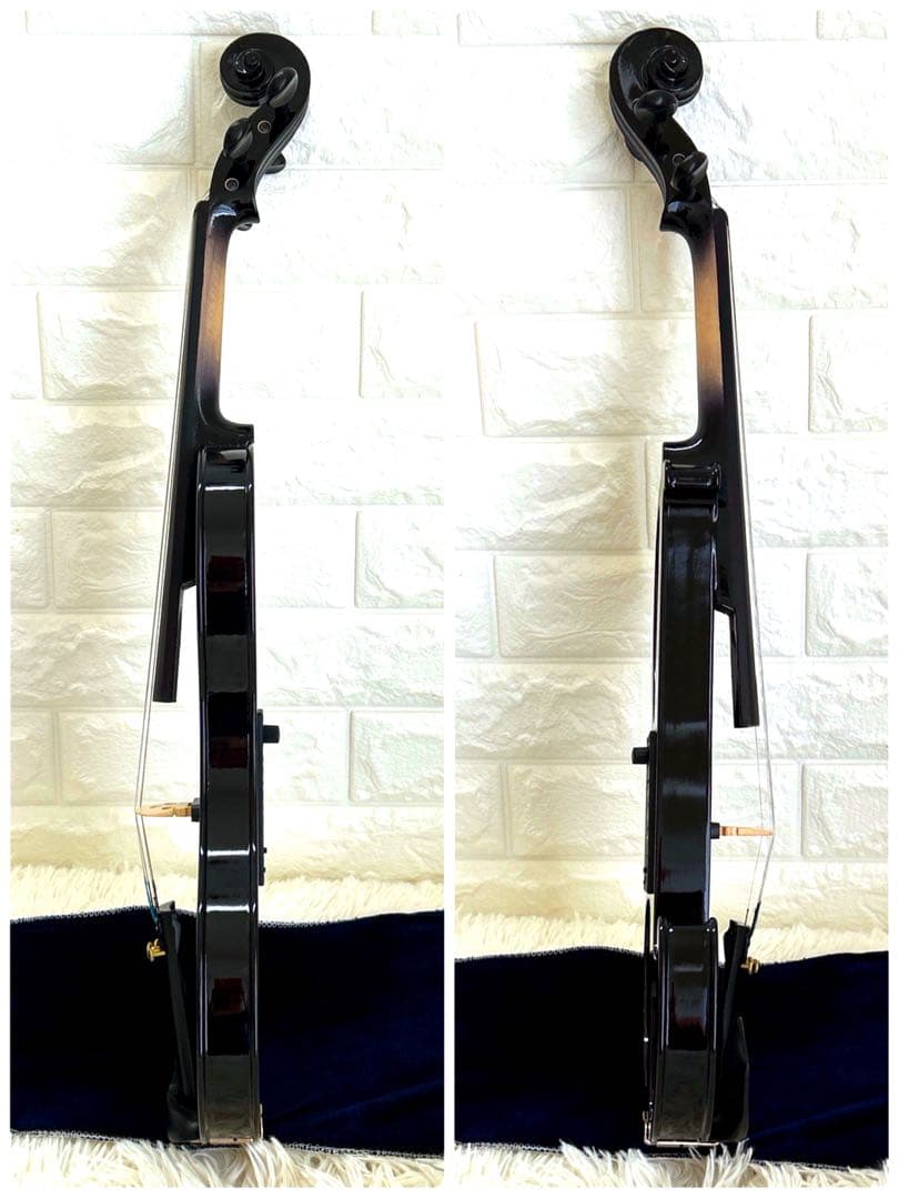 極美品　PlayTech PSV100BK エレキバイオリン ケース付き