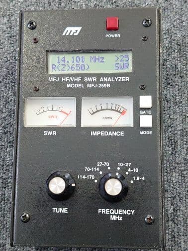 MFJ-259B HF/VHF アンテナアナライザー