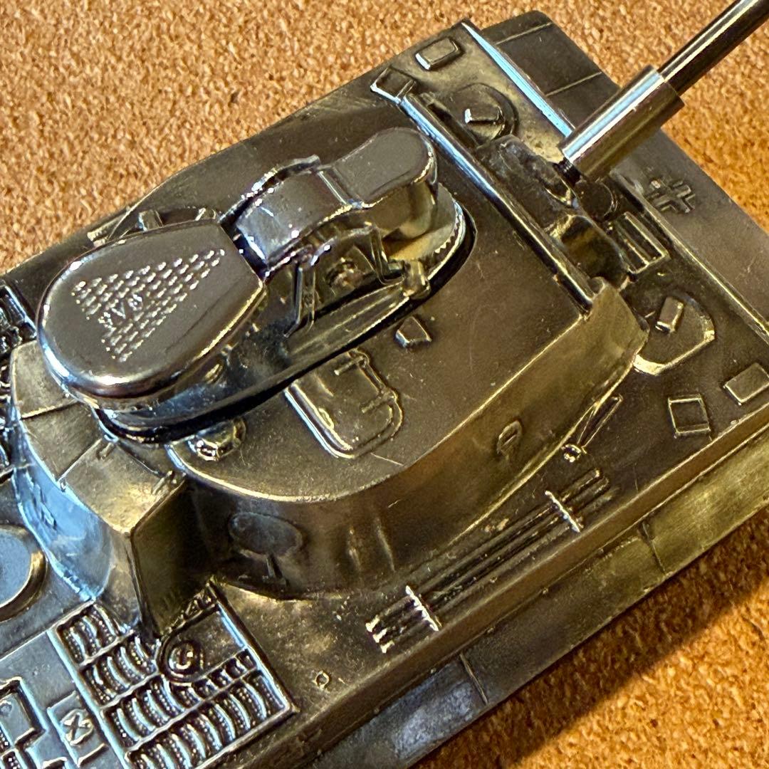 TIGER TANK 戦車型 ライターオブジェ メタル製 ミリタリー KEIWA
