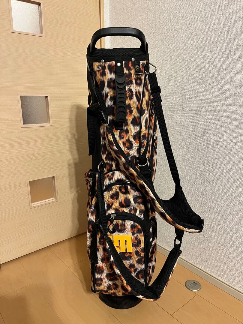 ラウドマウス　キャディバッグ　ヒョウ柄