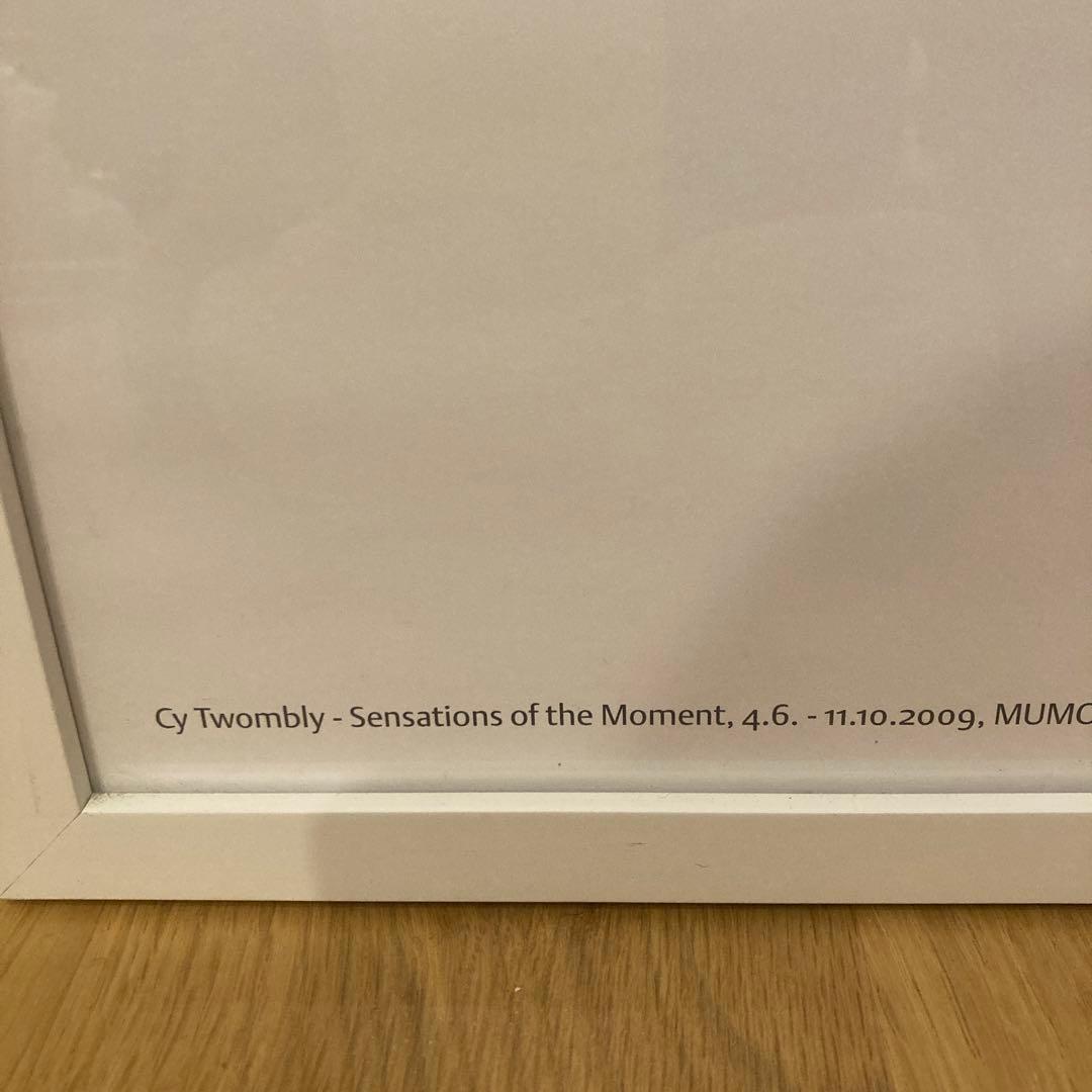 Cy Twombly Flowers Ⅱ ポスター (額装済)