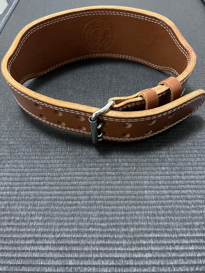 GOLD'S GYM パワーベルト ブラウン