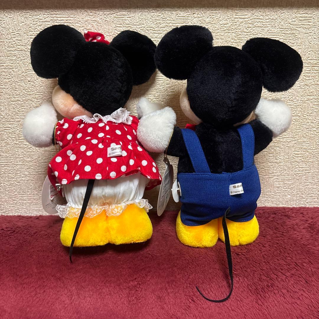 サンキョーオルゴール　ディズニー　ミッキー　ミニー　　　首振り　レトロ