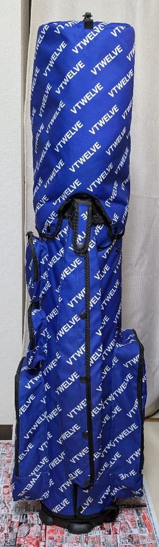 V12 自立キャディバッグ 8.5インチ ブルー