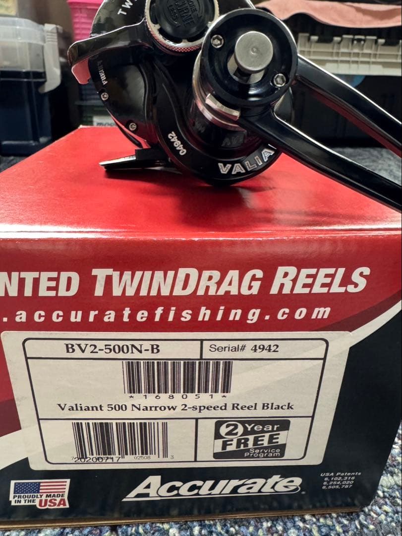 ②アキュレイト BV-2 500N（All Black）の未使用品