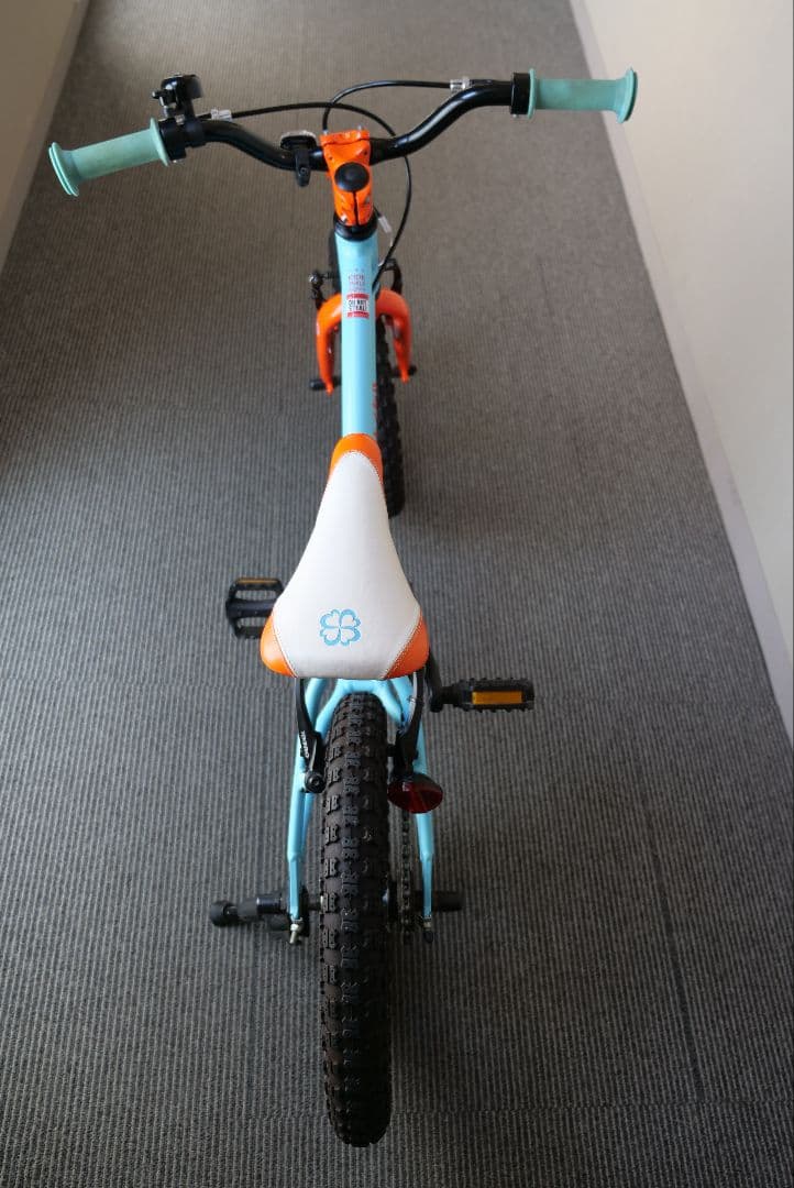 送料込 ヨツバサイクル 16インチ ラムネブルー 中古品