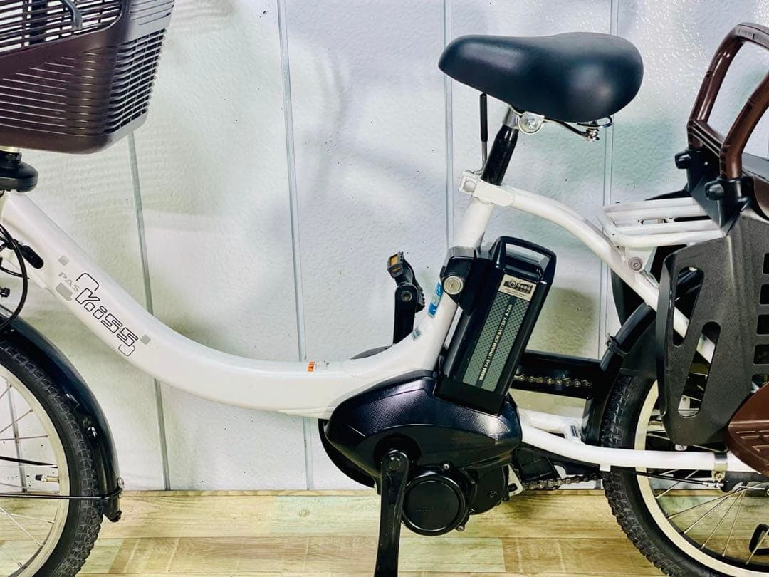 2871ヤマハ8.7アンペア3人乗り対応20インチ子供乗せ　電動アシスト自転車